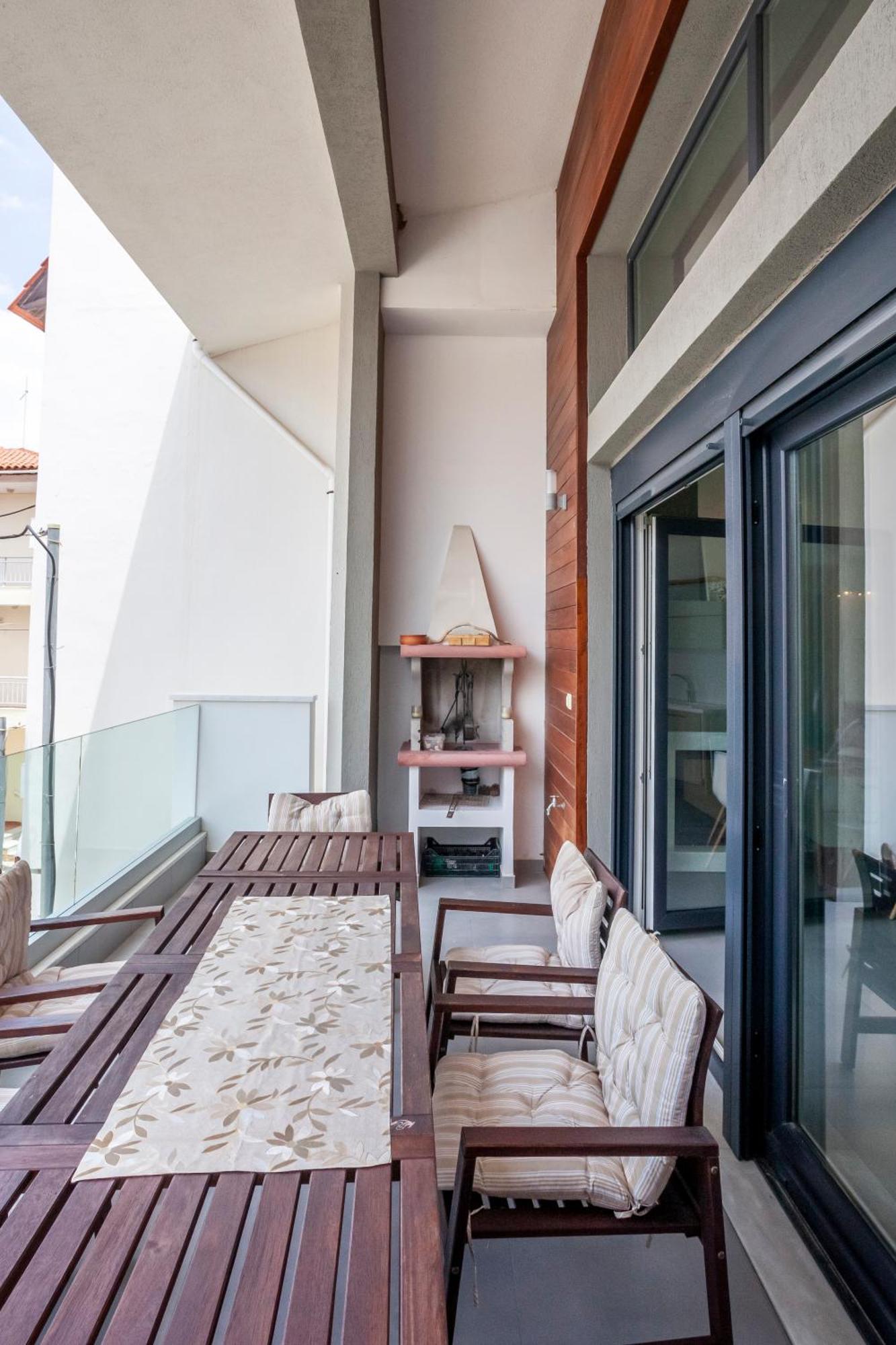 Aleksia Seaside Deluxe Apartment Pefkochori Exterior foto